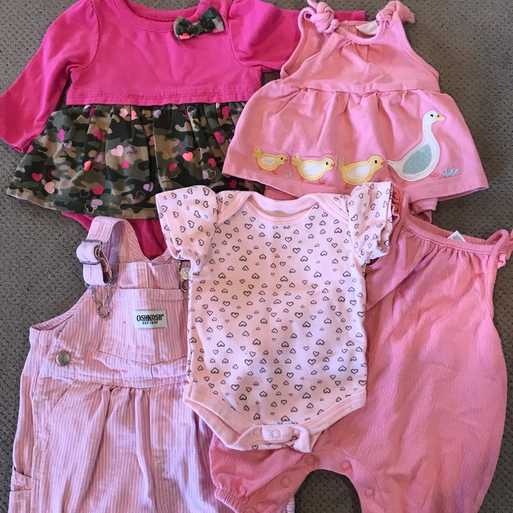 Bundle of baby girl cloths